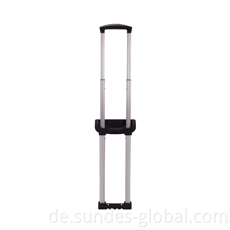 3 Sections Luggage Telescopic Trolley Adjustable Pull Handles Parts